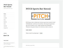 Tablet Screenshot of pitchsportsbar.com